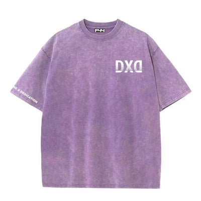 DXD Signature Oversized Tee – Washed Color