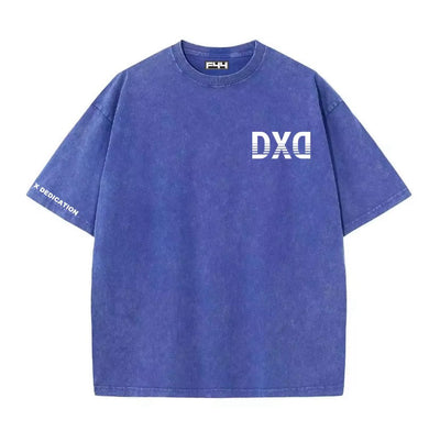 DXD Signature Oversized Tee – Washed Color