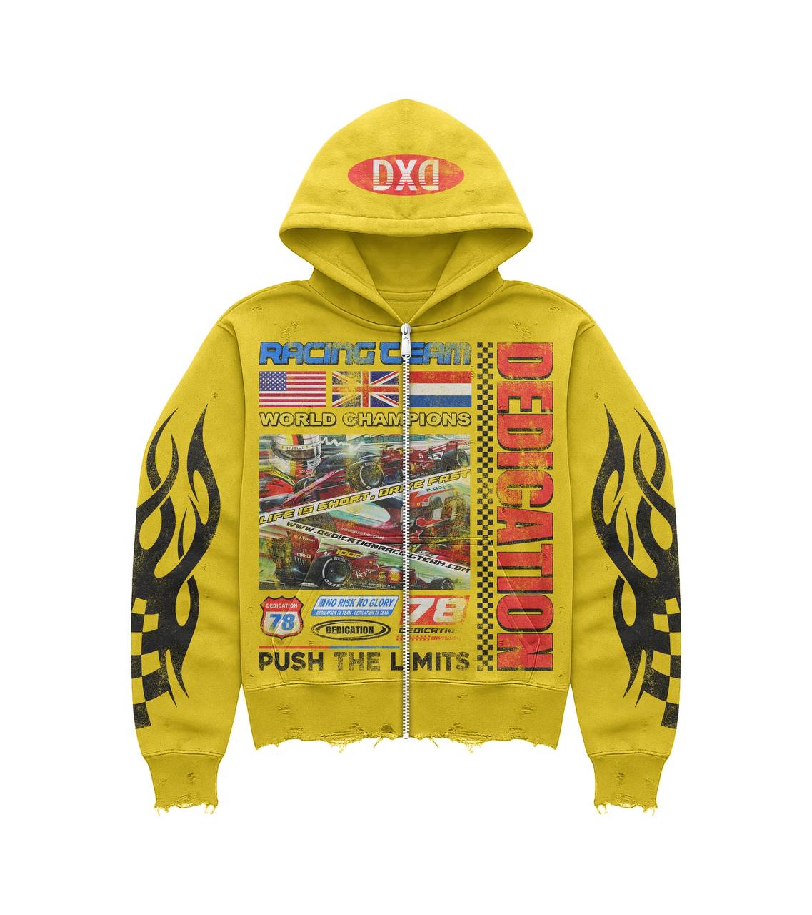 DXD “PUSH THE LIMITS” RACE DAY ZIP HOODIE